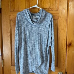 Sonoma Maternity Heather Gray Cowl Neck Sweater